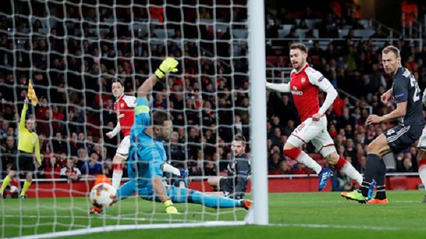 Europa League: Vùi dập CSKA, Arsenal sớm đặt vé vào bán kết