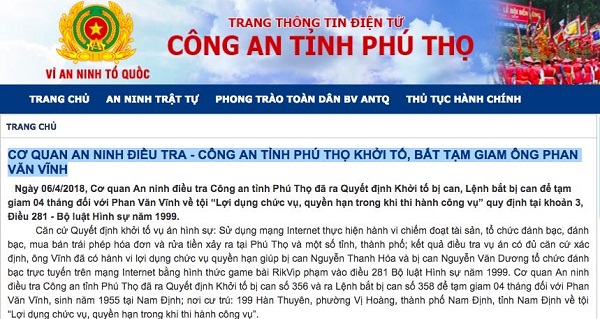 Ông Phan Văn Vĩnh và đường dây đánh bạc đặc biệt lớn - Hình 2
