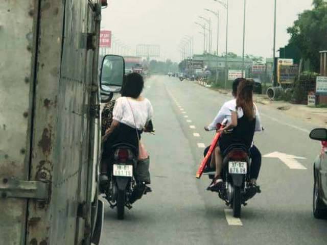 Nghệ An: Đề nghị xử lý nhóm thanh niên chặn xe ô tô trên QL1A