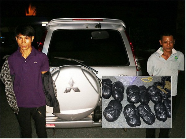 An Giang: Bắt hai đối tượng cùng 13kg cần sa khô - Hình 1