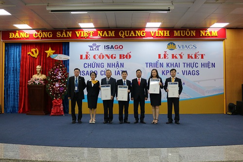 VIAGS nhận chứng chỉ an toàn khai thác ISAGO của IATA