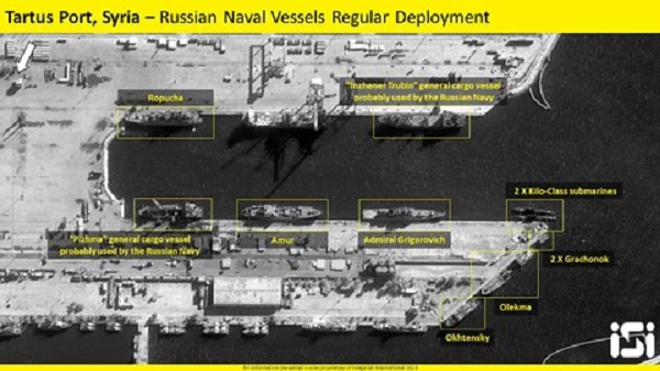 Hàng loạt tàu chiến Nga ở Syria có thể đã xuất kích chuẩn bị chiến đấu - Hình 1