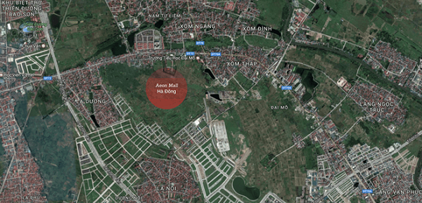 Phê duyệt chỉ giới đường đỏ 4 tuyến đường quanh bệnh viện quốc tế và AEON Mall Hà Đông