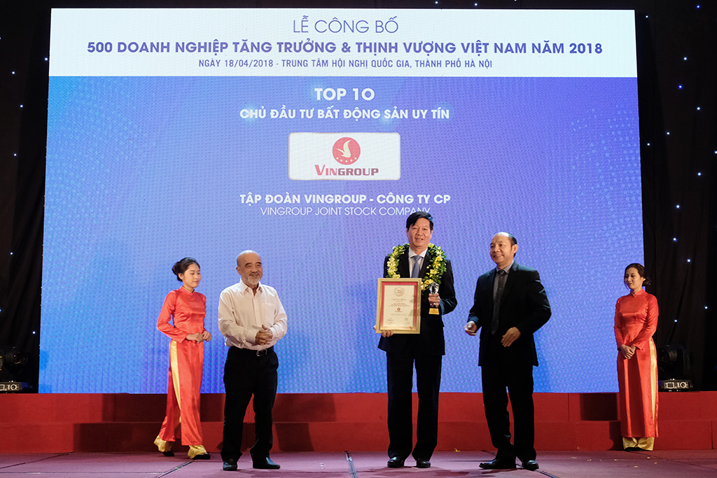 Vingroup 3 năm liên tục là chủ đầu tư bất động sản uy tín nhất Việt Nam - Hình 1