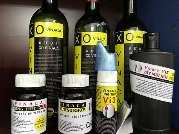 Bộ Y tế kết luận Vinaca là sản phẩm giả thực phẩm chức năng