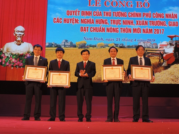 Công bố Quyết định công nhận 4 huyện của Nam Định đạt chuẩn NTM năm 2017 - Hình 7