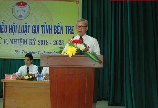 Đồng chí Trần Lương Phổ được bầu tái nhiệm Chủ tịch Hội Luật gia tỉnh Bến Tre - Hình 1