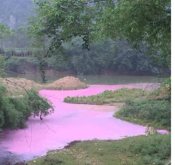 Lạng Sơn: Xuất hiện chất thải lạ trên dòng suối - Hình 2