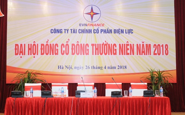 Cty Tài chính CP Điện lực tổ chức thành công Đại hội đồng cổ đông thường niên năm 2018