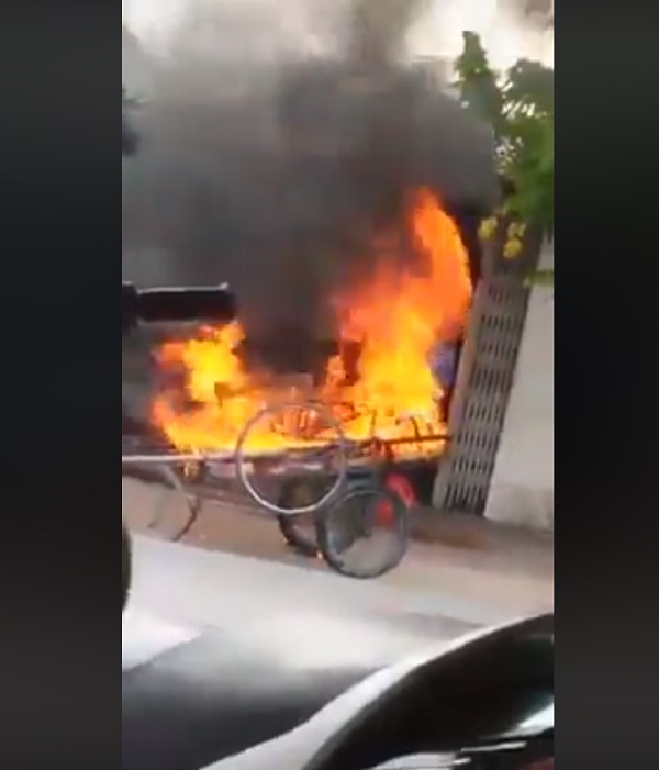 Vụ đốt xe ba gác tại Cà Mau: Chủ nhà đã xin lỗi, bồi thường - Hình 1