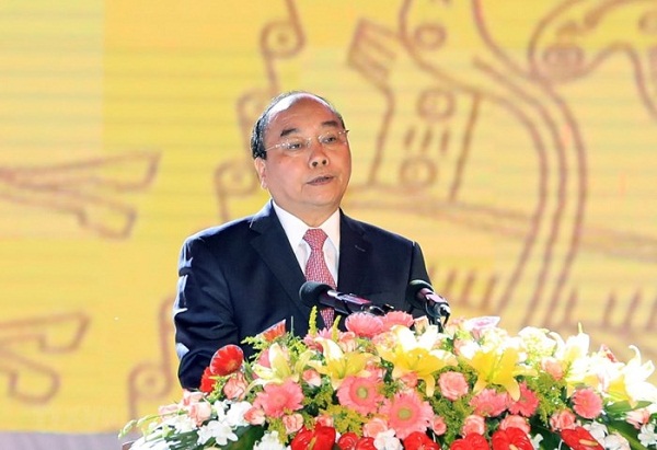 Thủ tướng Nguyễn Xuân Phúc dự lễ đón nhận bằng ghi danh Nghệ thuật Bài Chòi của UNESCO - Hình 1