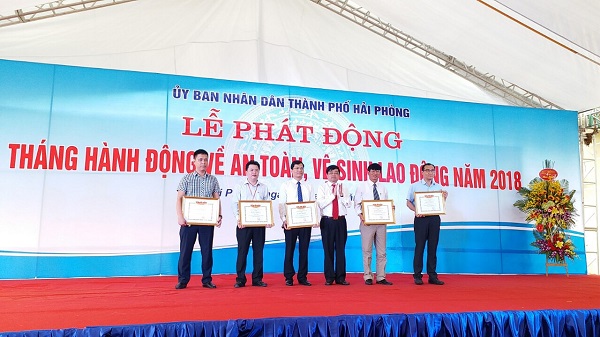Hải phòng: Phát động tháng hành động về an toàn vệ sinh lao động năm 2018