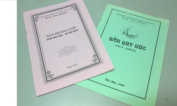 Quy định việc xây dựng, thực hiện hương ước, quy ước