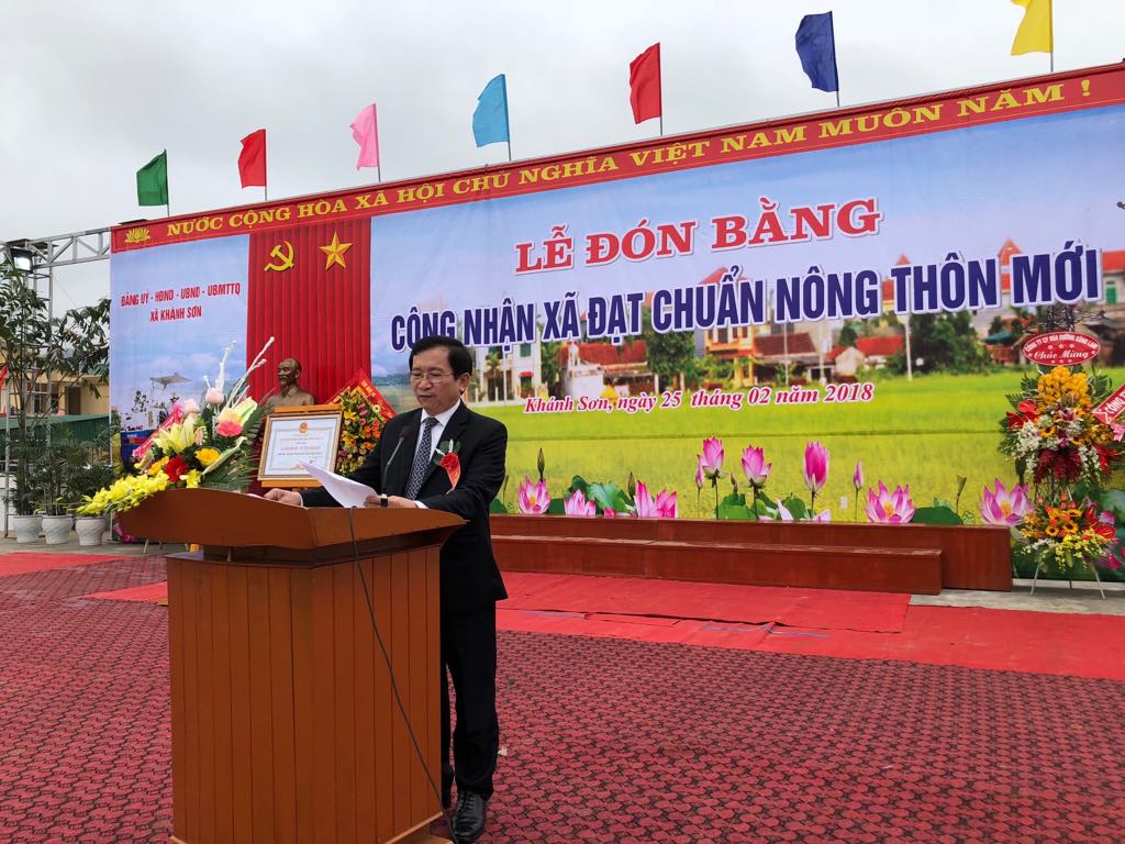 Huyện Nam Đàn và huyện Duy Tiên đạt chuẩn nông thôn mới