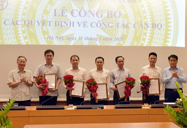 Hà Nội bổ nhiệm 5 lãnh đạo Sở, Ban quản lý dự án - Hình 1