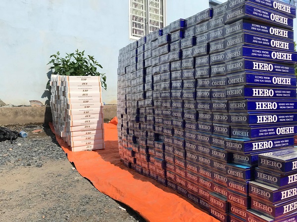 Bắt được số lượng thuốc lá lậu khủng tại TP. HCM