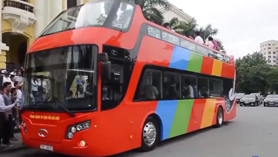 Xe buýt 2 tầng sắp hoạt động tại trung tâm Hà Nội - Hình 1