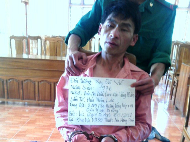 Nghệ An: Bắt đối tượng vận chuyển 2.000 viên ma túy tổng hợp