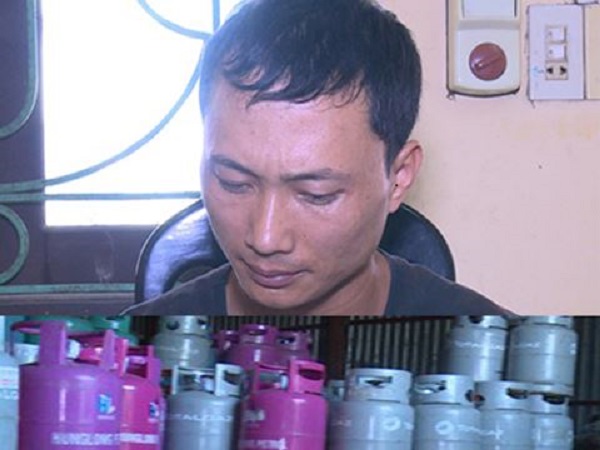 Thái Bình: Phát hiện hàng trăm bình gas tại cơ cở sang chiết gas trái phép