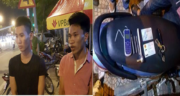 Dạo phố bằng xe máy ăn trộm, 2 đối tượng bị tóm gọn