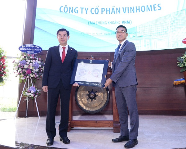 VINHOMES chính thức niêm yết 2,68 tỷ cổ phiếu mã VHM