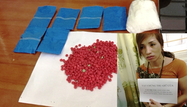 Thanh Hóa: Nữ đối tượng vừa mãn hạn tù lại tiếp tục vận chuyển số lượng lớn ma túy