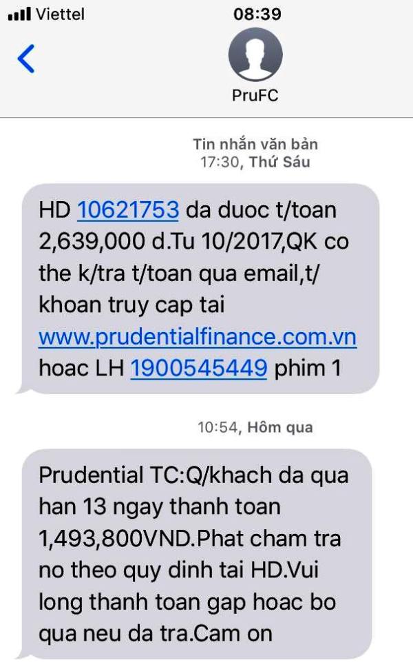 Bức xúc vì bỗng dưng “biến” thành con nợ của Prudential Finance