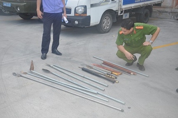 Hải Dương: Bắt gần 20 côn đồ tham gia hỗn chiến với nhiều dao, kiếm, mã tấu