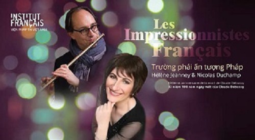 Nghệ sỹ Hélène Jeanney và Nicolas Duchamp sẽ biểu diễn tại TP.HCM