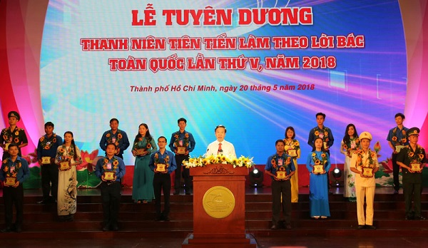 Tuyên dương thanh niên tiên tiến làm theo lời Bác toàn quốc lần V - 2018