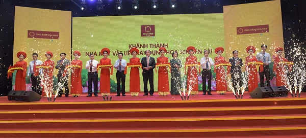 Tập đoàn Hoa Sen: Khánh thành NM vật liệu xây dựng Hoa Sen Yên Bái