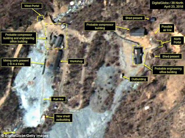 Triều Tiên hoàn thành việc dỡ bỏ bãi thử hạt nhân Punggye-ri - Hình 1