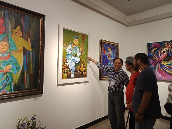 Thưởng thức nhiều tác phẩm nghệ thuật tại triển lãm tranh “Bóng Đồng”