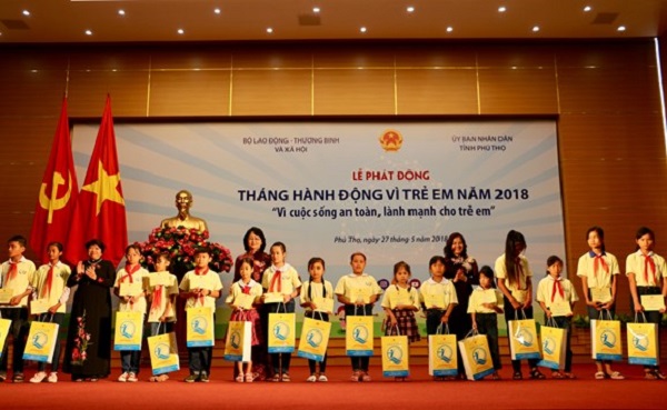 Tổ chức lễ phát động Tháng hành động vì trẻ em năm 2018
