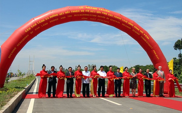 Đồng Tháp: Khánh thành cầu Cao Lãnh - Hình 1