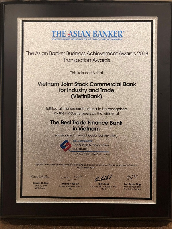VietinBank nhận “cú đúp” giải thưởng uy tín từ The Asian Banker - Hình 4