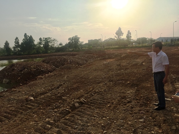 Vĩnh Phúc: Ngang nhiên san lấp trên đất của doanh nghiệp đã đền bù