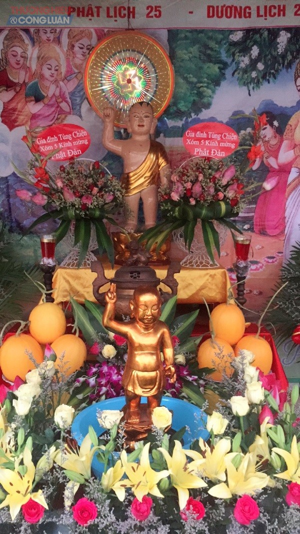 Thường Tín: Rực rỡ cờ hoa, chùa Thanh Lương chào mừng Đại lễ Phật Đản 2018 - Hình 1