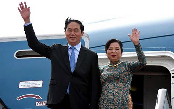 Chủ tịch nước Trần Đại Quang lên đường thăm Nhật Bản - Hình 1