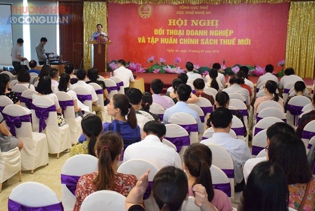 Nghệ An: Gần 800 doanh nghiệp đối thoại với cơ quan thuế - Hình 1