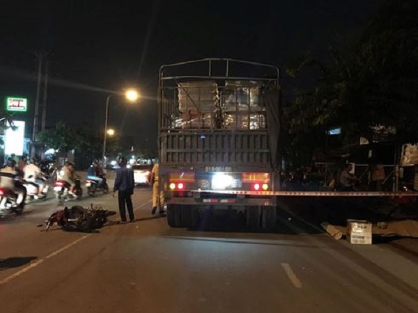 Đối đầu với xe container, người đàn ông đi xe máy tử vong tại chỗ