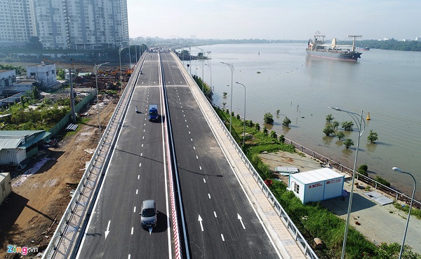 TP. HCM: Thông xe cầu qua đảo Kim Cương, quận 2 - Hình 1