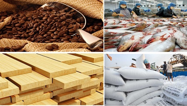 Giá trị xuất khẩu nông lâm thủy sản tăng gần 10%
