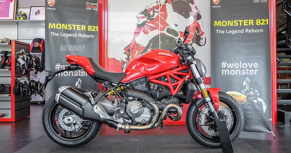 Ducati Monster 821 thế hệ mới ra mắt tại Việt Nam, giá khoảng gần 400 triệu đồng