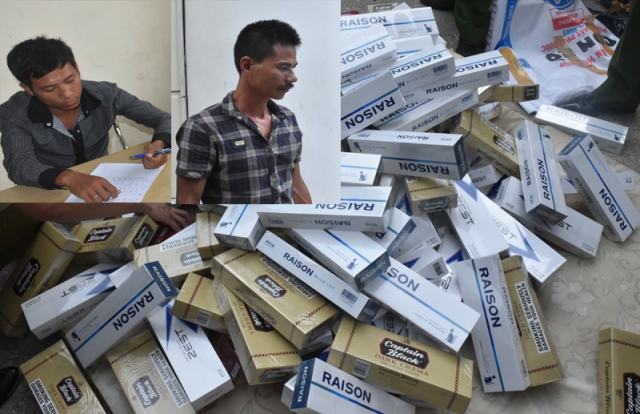 Thanh Hóa: Bắt giữ xe tải vận chuyển 6.710 bao thuốc lá lậu - Hình 2
