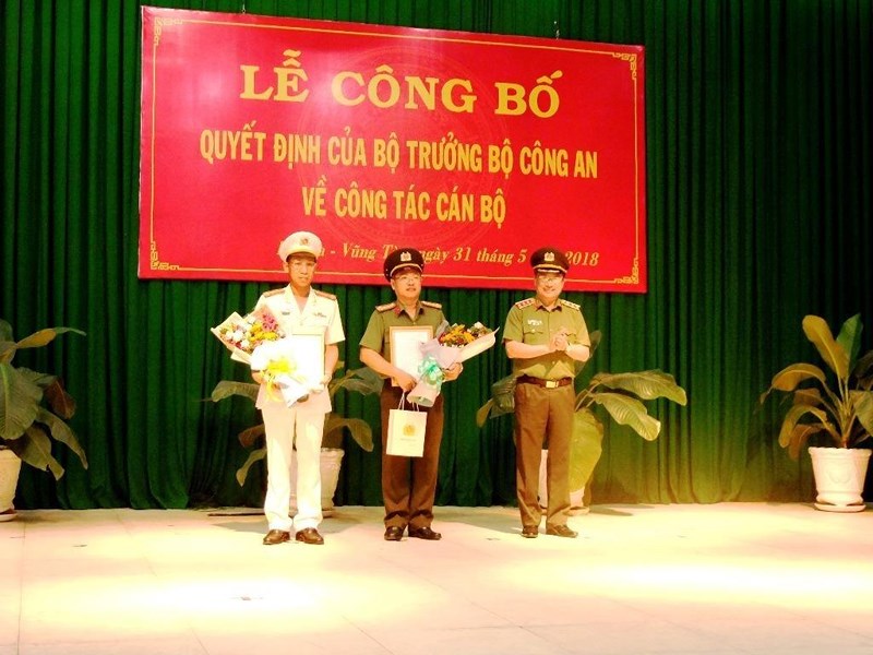 Đại tá Bùi Văn Thảo giữ chức Giám đốc Công an Bà Rịa – Vũng Tàu