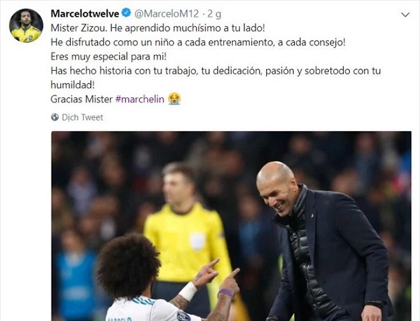 'Sao' Real Madrid gửi lời tri ân đến HLV Zidane - Hình 3