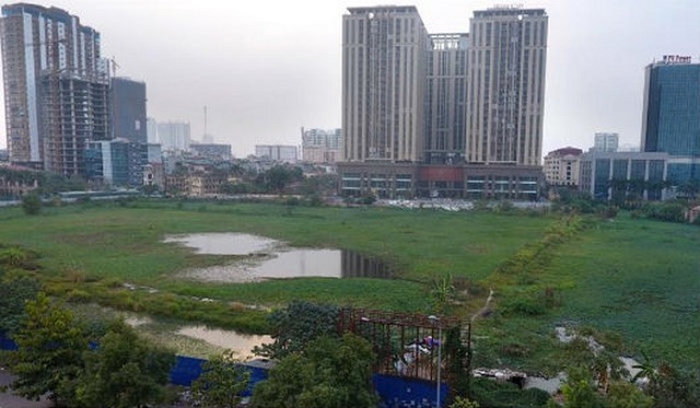 Dự án công viên hồ điều hòa trên 'đất vàng' bị bỏ hoang gần một thập kỷ