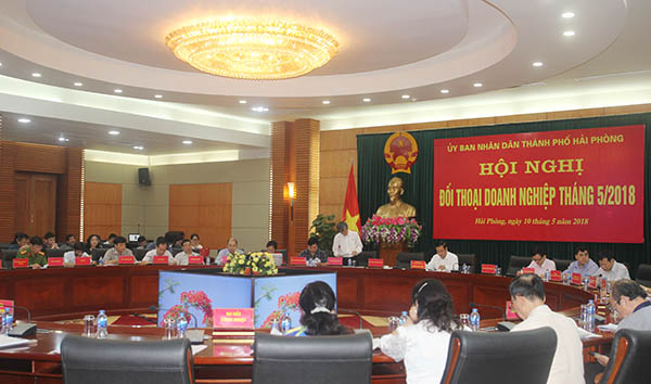 Hải Phòng: Thông báo tổ chức Hội nghị đối thoại doanh nghiệp tháng 6/2018