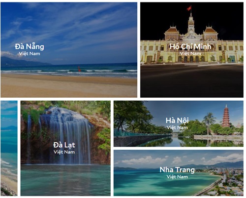 Những điểm đến thu hút du khách nước ngoài nhất tại Việt Nam